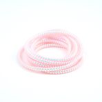Spelt Şarj Aleti Kablosu Kablo Kordon Koruyucu Spiral Sarma Kılıf Koruma Laser Rose 160cm