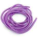 Spelt Şarj Aleti Kablosu Kablo Kordon Koruyucu Spiral Sarma Kılıf Koruma Magenta Shine