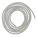 Spelt Şarj Aleti Kablosu Kablo Kordon Koruyucu Spiral Sarma Kılıf Koruma Silver Shine