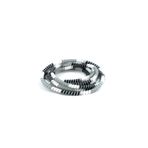 SPELT Şarj Aleti Kablosu Kablo Kordon Koruyucu Spiral Sarma Kılıf Koruma Urban Marble Siyah Beyaz 140cm