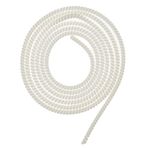 Spelt Şarj Aleti Kablosu Kablo Kordon Koruyucu Spiral Sarma Kılıf Koruma White Pearl