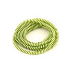 Spelt Şarj Aleti Kablosu Kablo Kordon Koruyucu Spiral Sarma Kılıf Koruma (Yeşil)