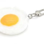 Spelt Sunny Side Up Omlet Yumurta Şeklinde Anahtarlık