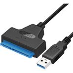 Spelt USB 3.0 to SATA 3 Kablosu 6 Gbps 2.5 inch HDD SSD 22 Pin - 13 cm