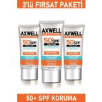 Spf 50+ 3 Lü Fırsat Seti Leke Karşıtı Nemlendirici Yüksek Koruma Güneş Kremi 50 Ml