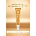 SPF 50+ Yüz Güneş Kremi Yaşlanma Karşıtı UVA UVB Koruma 40 ml YZGUN-YVES-BYD-37