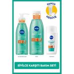 SPF50 Derma Skin Clear Karşıtı Güneş Koruyucu Krem 40ml, Yüz Temizleme Jeli ve Tonik, Pamuk