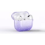 Spia Airpods 3. Nesil Uyumlu Spıa Allstar Airbag 32 Parlayan Simli Saydam Renkli Kılıf-Mor