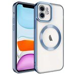 Spia Apple iPhone 12 Kılıf Mavi Sedum Silikon Kapak Dayanıklı Darbe Karşıtı Koruyucu Tasarım (Apple iPhone 12, Mavi)