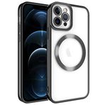 Spia Apple iPhone 12 Pro Max Kılıf Siyah Sedum Silikon Kapak Dayanıklı Darbe Karşıtı Koruyucu Tasarım (Apple iPhone 12 Pro Max, Siyah)