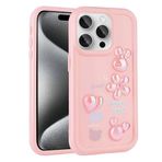 Spia Apple iPhone 14 Pro ile Uyumlu Kılıf Pembe Tan Silikon Kapak (Apple iPhone 14 Pro ile Uyumlu, Pembe)