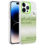 Spia Apple iPhone 14 Pro Max Kılıf Yeşil Mintaka Kapak Dayanıklı Darbe Karşıtı Koruyucu Tasarım (Apple iPhone 14 Pro Max, Yeşil)