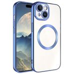 Spia Apple iPhone 15 ile Uyumlu Kılıf Sierra Mavi Sedum Silikon Kapak (Apple iPhone 15 ile Uyumlu, Sierra Mavi)