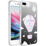 Spia Apple iPhone 7 Plus Kılıf Balon Sargas Sert Kapak Dayanıklı Darbe Karşıtı Koruyucu Tasarım (Apple iPhone 7 Plus, Balon)