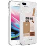 Spia Apple iPhone 7 Plus Kılıf Kahverengi Mintaka Kapak Dayanıklı Darbe Karşıtı Koruyucu Tasarım (Apple iPhone 7 Plus, Kahverengi)