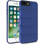 Spia Apple iPhone 8 Plus Kılıf Saks Mavi Tara Kapak Orijinal Esnek Dayanıklı Darbe Karşıtı Koruyucu Yeni Nesil Tasarım (Apple iPhone 8 Plus, Saks Mavi)