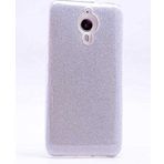 Spia General Mobile 5 Plus Kılıf Gümüş Jade Simli Silikon Kapak Orijinal Esnek İnce Geliştirilmiş Dayanıklı Darbe Karşıtı Koruyucu Yeni Nesil Tasarım (General Mobile 5 Plus, Gümüş)