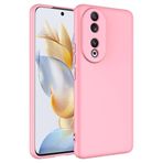 Spia Huawei Honor 90 ile Uyumlu Kılıf Açık Pembe Lansman Kapak Orijinal (Huawei Honor 90 ile Uyumlu, Açık Pembe)