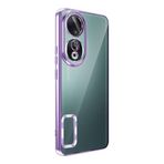 Spia Huawei Honor 90 ile Uyumlu Kılıf Lila Disk Kapak Kamera Korumalı (Huawei Honor 90 ile Uyumlu, Lila)