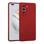 Spia Huawei Nova 10 Pro ile Uyumlu Kılıf Kırmızı Yui Silikon Kapak (Huawei Nova 10 Pro ile Uyumlu, Kırmızı)