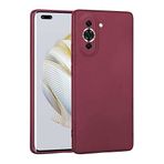Spia Huawei Nova 10 Pro ile Uyumlu Kılıf Mürdüm Yui Silikon Kapak (Huawei Nova 10 Pro ile Uyumlu, Mürdüm)