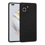Spia Huawei Nova 10 Pro ile Uyumlu Kılıf Siyah Yui Silikon Kapak (Huawei Nova 10 Pro ile Uyumlu, Siyah)