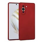 Spia Huawei Nova 10 Pro Kılıf Kırmızı Premier Silikon Orijinal Esnek İnce Geliştirilmiş Dayanıklı Darbe Karşıtı Yeni Nesil Tasarım (Huawei Nova 10 Pro, Kırmızı)