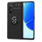 Spia Huawei Nova 9 SE Kılıf Siyah-Siyah Draco Yüzüklü Silikon Orijinal Esnek İnce Geliştirilmiş Dayanıklı Darbe Karşıtı Yeni Nesil Tasarım (Huawei Nova 9 SE, Siyah-Siyah)