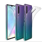 Spia Huawei P30 ile Uyumlu Kılıf Şeffaf Yui Silikon Kapak (Huawei P30 ile Uyumlu, Şeffaf)