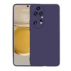 Spia Huawei P50 Pro ile Uyumlu Kılıf Lacivert Yui Silikon Kapak (Huawei P50 Pro ile Uyumlu, Lacivert)