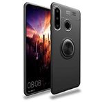 Spia Huawei Y6P Kılıf Siyah-Siyah Draco Yüzüklü Silikon Orijinal Esnek İnce Geliştirilmiş Dayanıklı Darbe Karşıtı Yeni Nesil Tasarım (Huawei Y6P, Siyah-Siyah)