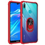 Spia Huawei Y7 Prime 2019 Kılıf Kırmızı Losa Sert Kapak Orijinal Esnek İnce Geliştirilmiş Dayanıklı Darbe Karşıtı Koruyucu Yeni Nesil Tasarım (Huawei Y7 Prime 2019, Kırmızı)