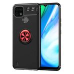 Spia Realme C21 ile uyumlu Kılıf Siyah-Kırmızı Draco Yüzüklü Silikon Orijinal Esnek İnce Geliştirilmiş Dayanıklı Darbe Karşıtı Koruyucu Yeni Nesil Tasarım (Realme C21, Siyah-Kırmızı)