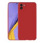Spia Samsung Galaxy A03 Kılıf Kırmızı Premier Silikon Orijinal Esnek İnce Geliştirilmiş Dayanıklı Darbe Karşıtı Yeni Nesil Tasarım (Samsung Galaxy A03, Kırmızı)