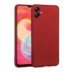 Spia Samsung Galaxy A04E ile Uyumlu Kılıf Kırmızı Yui Silikon Kapak (Samsung Galaxy A04E ile Uyumlu, Kırmızı)