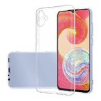 Spia Samsung Galaxy A04E ile Uyumlu Kılıf Şeffaf Yui Silikon Kapak (Samsung Galaxy A04E ile Uyumlu, Şeffaf)