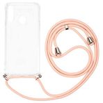 Spia Samsung Galaxy A20S Kılıf Pembe Just Boyundan Askılı Kapak Orijinal Esnek Dayanıklı Darbe Karşıtı Koruyucu Yeni Nesil Tasarım (Samsung Galaxy A20S, Pembe)
