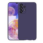 Spia Samsung Galaxy A23 ile Uyumlu Kılıf Lacivert Yui Silikon Kapak (Samsung Galaxy A23 ile Uyumlu, Lacivert)