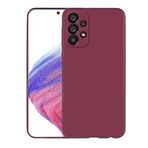 Spia Samsung Galaxy A33 5G ile Uyumlu Kılıf Mürdüm Yui Silikon Kapak (Samsung Galaxy A33 5G ile Uyumlu, Mürdüm)