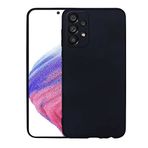 Spia Samsung Galaxy A33 5G ile Uyumlu Kılıf Siyah Yui Silikon Kapak (Samsung Galaxy A33 5G ile Uyumlu, Siyah)