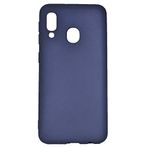 Spia Samsung Galaxy A40 ile Uyumlu Kılıf Lacivert Yui Silikon Kapak (Samsung Galaxy A40 ile Uyumlu, Lacivert)