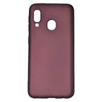 Spia Samsung Galaxy A40 ile Uyumlu Kılıf Mürdüm Yui Silikon Kapak (Samsung Galaxy A40 ile Uyumlu, Mürdüm)