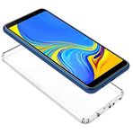 Spia Samsung Galaxy A7 2018 Kılıf Anti Shock Şeffaf Premier Silikon Orijinal Esnek İnce Geliştirilmiş Dayanıklı Darbe Karşıtı Yeni Nesil Tasarım (Samsung Galaxy A7 2018, Anti Shock Şeffaf)