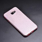 Spia Samsung Galaxy J4 Plus Kılıf Pembe Jade Simli Silikon Kapak Orijinal Esnek İnce Geliştirilmiş Dayanıklı Darbe Karşıtı Koruyucu Yeni Nesil Tasarım (Samsung Galaxy J4 Plus, Pembe)