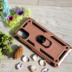 Spia Samsung Galaxy M31s Kılıf Rose Gold Panther Yüzüklü Silikon Orijinal Esnek İnce Geliştirilmiş Dayanıklı Darbe Karşıtı Koruyucu Yeni Nesil Tasarım (Samsung Galaxy M31s, Rose Gold)