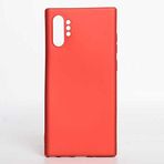 Spia Samsung Galaxy Note 10 Plus ile Uyumlu Kılıf Kırmızı Yui Silikon Kapak (Samsung Galaxy Note 10 Plus ile Uyumlu, Kırmızı)