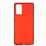 Spia Samsung Galaxy Note 20 ile Uyumlu Kılıf Kırmızı Yui Silikon Kapak (Samsung Galaxy Note 20 ile Uyumlu, Kırmızı)