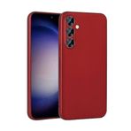 Spia Samsung Galaxy S23 FE ile Uyumlu Kılıf Kırmızı Yui Silikon Kapak (Samsung Galaxy S23 FE ile Uyumlu, Kırmızı)