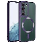 Spia Samsung Galaxy S23 Kılıf Derin Mor Sedum Silikon Kapak Dayanıklı Darbe Karşıtı Koruyucu Tasarım (Samsung Galaxy S23, Derin Mor)