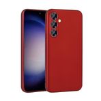 Spia Samsung Galaxy S24 Plus ile Uyumlu Kılıf Kırmızı Yui Silikon Kapak (Samsung Galaxy S24 Plus ile Uyumlu, Kırmızı)